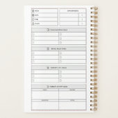 Autism Planner, Autism Planner Journal 2022 (Achterkant)