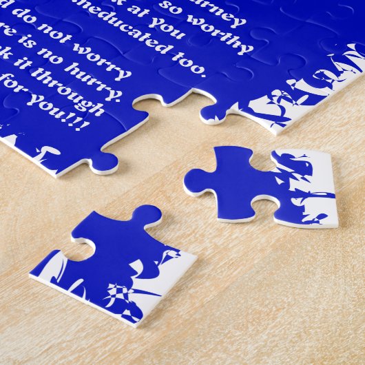 Autism Prayer Blue Legpuzzel (Zijkant)