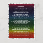 Autism Prayer Multicolored Briefkaart (Voorkant)