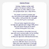 Autism Prayer Vierkante Sticker (Voorkant)