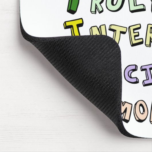 Autism Pride Cute Acrostic Muismat (Hoek)