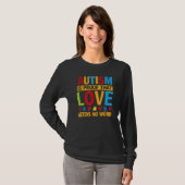Autism Proofs That Love Needs No Word Autism Aware T-shirt (Voorkant volledig)