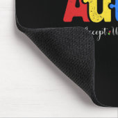 Autism Puzzle Accepteer om de liefdesautisme te be Muismat (Hoek)