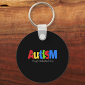 Autism Puzzle Accepteer om de liefdesautisme te be Sleutelhanger (Voorkant)