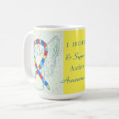 Autism Puzzle Awareness Ribbon Angel Mok (Voorkant links)