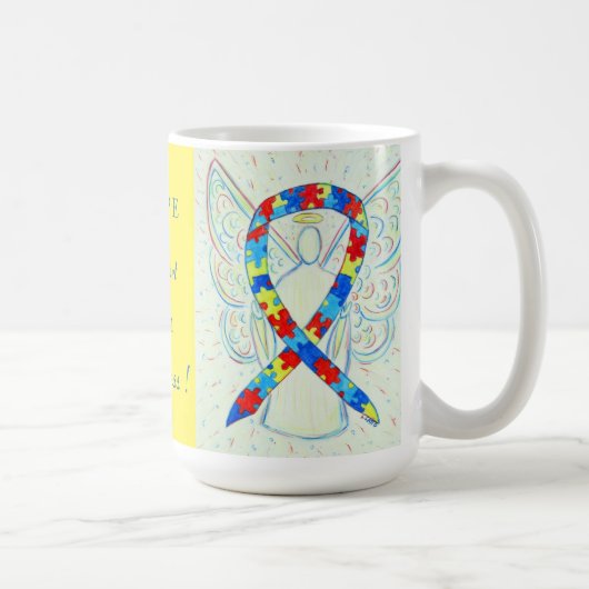 Autism Puzzle Awareness Ribbon Angel Mok (Rechts)