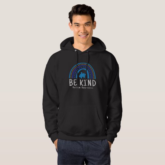 Autism Puzzle, Be Kind Autism Awareness, Mental He Hoodie (Voorkant volledig)