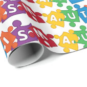 Autism Puzzle Cadeaupapier (Rol Hoek)