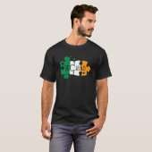Autism Puzzle Flag Irish St Patrick Day Autism Awa T-shirt (Voorkant volledig)