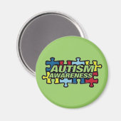 Autism Puzzle Magneet (Voorkant / Achterkant)