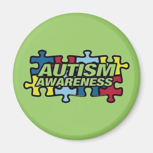 Autism Puzzle Magneet (Voorkant)