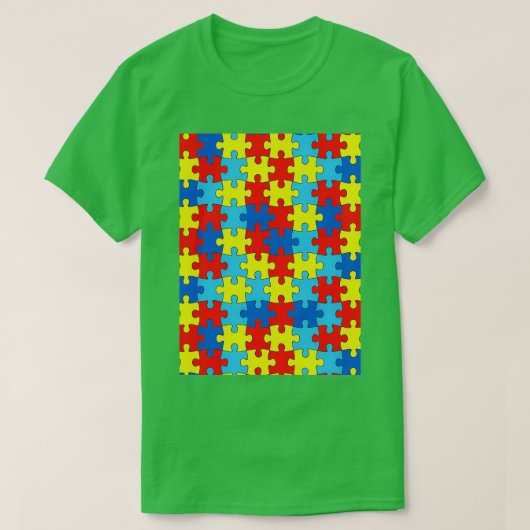 AUTISM Puzzle Piece 1 T-shirt (Design voorkant)