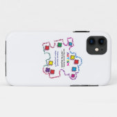 Autism Puzzle Piece Case-Mate iPhone Case (Achterkant (horizontaal))