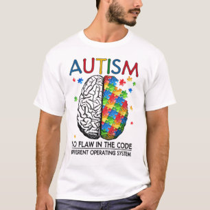 Autism Puzzle Piece geeft autisme Quote Awareness T-shirt