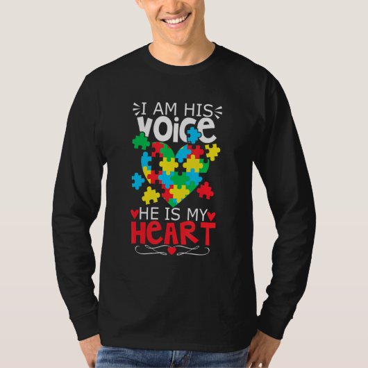Autism Puzzle Piece Heart I Am's Voice Women's A T-shirt (Voorkant)
