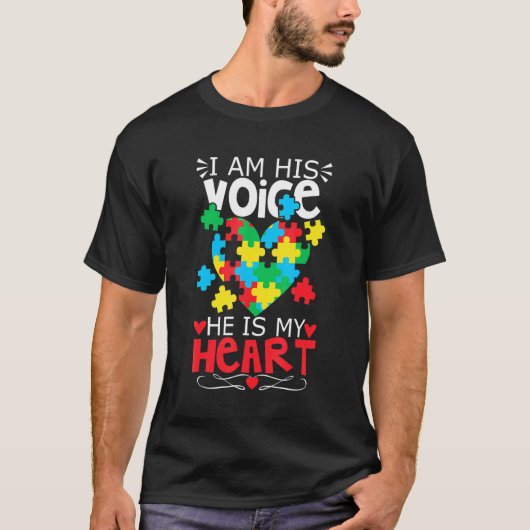 Autism Puzzle Piece Heart I Am's Voice Women's A T-shirt (Voorkant)