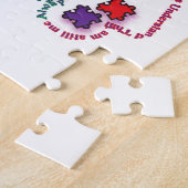 Autism Puzzle Piece Legpuzzel (Zijkant)