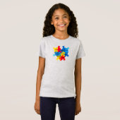 Autism Puzzle Piece T-shirt (Voorkant volledig)