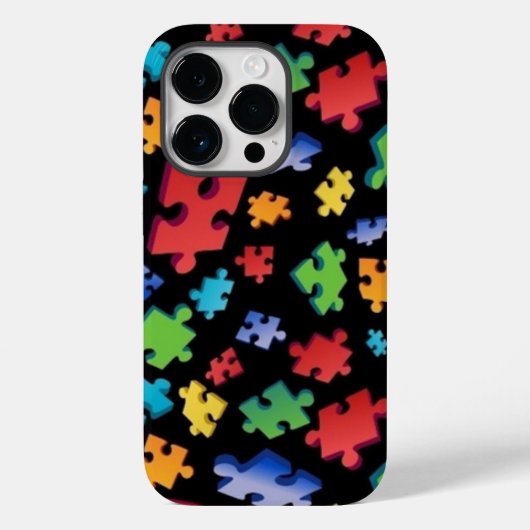 Autism Puzzle Pieces Case-Mate iPhone Case (Achterkant)