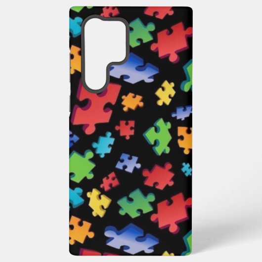 Autism Puzzle Pieces Samsung Galaxy Hoesje (Achterkant)