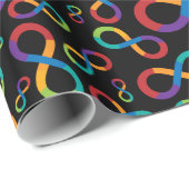 Autism Rainbow Infinity Neurodiversity Cadeaupapier (Rol Hoek)