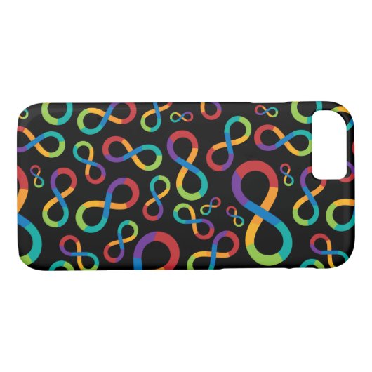 Autism Rainbow Infinity Neurodiversity Case-Mate iPhone Case (Achterkant (Horizontaal))