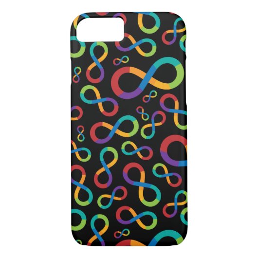 Autism Rainbow Infinity Neurodiversity Case-Mate iPhone Case (Achterkant)