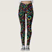 Autism Rainbow Infinity Neurodiversity Leggings (Voorkant)