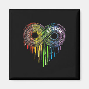 Autism Rainbow Infinity Symbol Aswareness Magneet