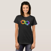 Autism Rainbow Infinity Symbol Autism Child Autism T-shirt (Voorkant volledig)