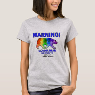 Autism Rainbow Puzzle Momma Beer T-shirt