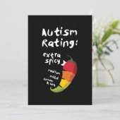 Autism Rating Extra Spicy T-Shirt Save The Date (Staand voorkant)