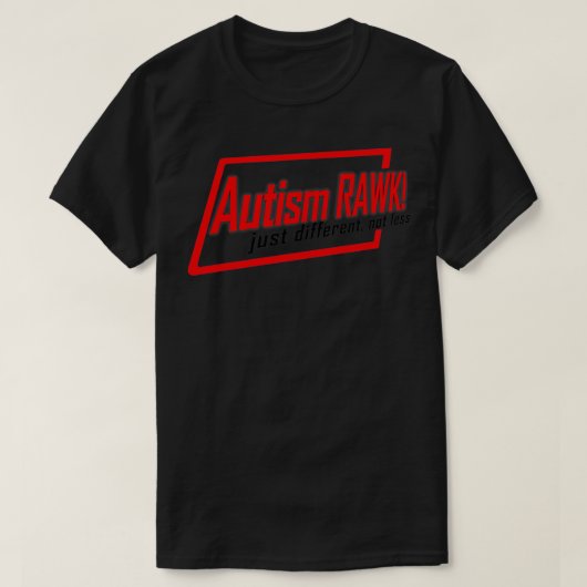 Autism Rawk T-shirt (Design voorkant)