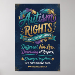 Autism Rechten Poster
