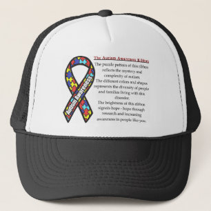 Autism Ribbon betekenis Trucker Pet