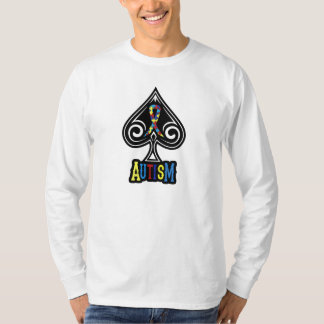 Autism Ribbon - Shirt met lange hoes - Spades Edit