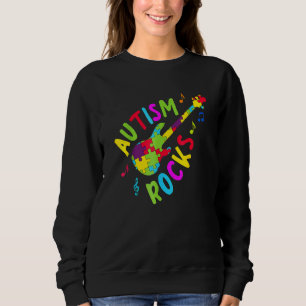 Autism Rocks Autism Awareness Guitar Puzzle PiElke Trui
