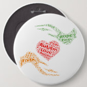 Autism-Round Button (Voorkant /achterkant)