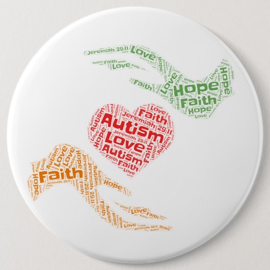 Autism-Round Button (Voorkant)