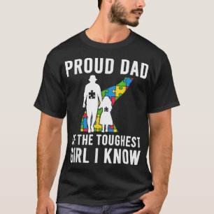 Autism schreef pap van het Shirt van de sterkste m