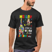 Autism Seeing The World From Different Angle Giraf T-shirt (Voorkant)