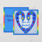 Autism Seminars-uitnodigingskaart Kaart (Voorkant / Achterkant)