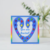 Autism Seminars-uitnodigingskaart Kaart (Staand voorkant)