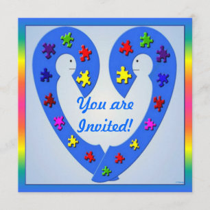 Autism Seminars-uitnodigingskaart Kaart