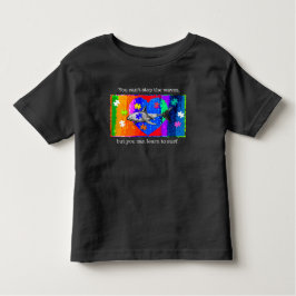 Autism Shark 2T BLACK Kinder Shirts