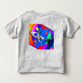 Autism Shark 3T GREY Kinder Shirts (Achterkant)