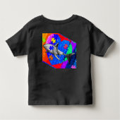 Autism Shark 4T BLACK Kinder Shirts (Achterkant)