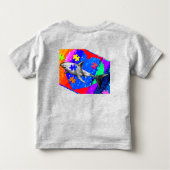 Autism Shark 5/6T GREY Kinder Shirts (Achterkant)