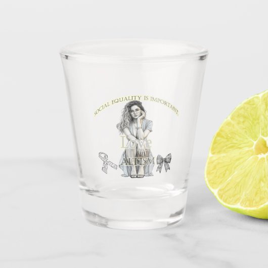 Autism Shot Glas (Voorkant)