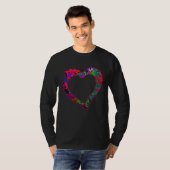 Autism solidarity autistic awareness puzzle heart t-shirt (Voorkant volledig)